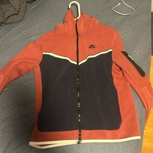 Red blue Nike tech fleece
